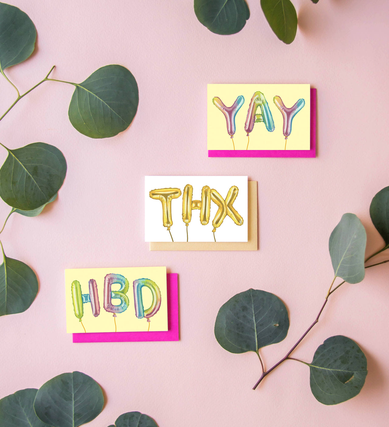 YAY Foil Balloons Congratulations Mini Enclosure Card