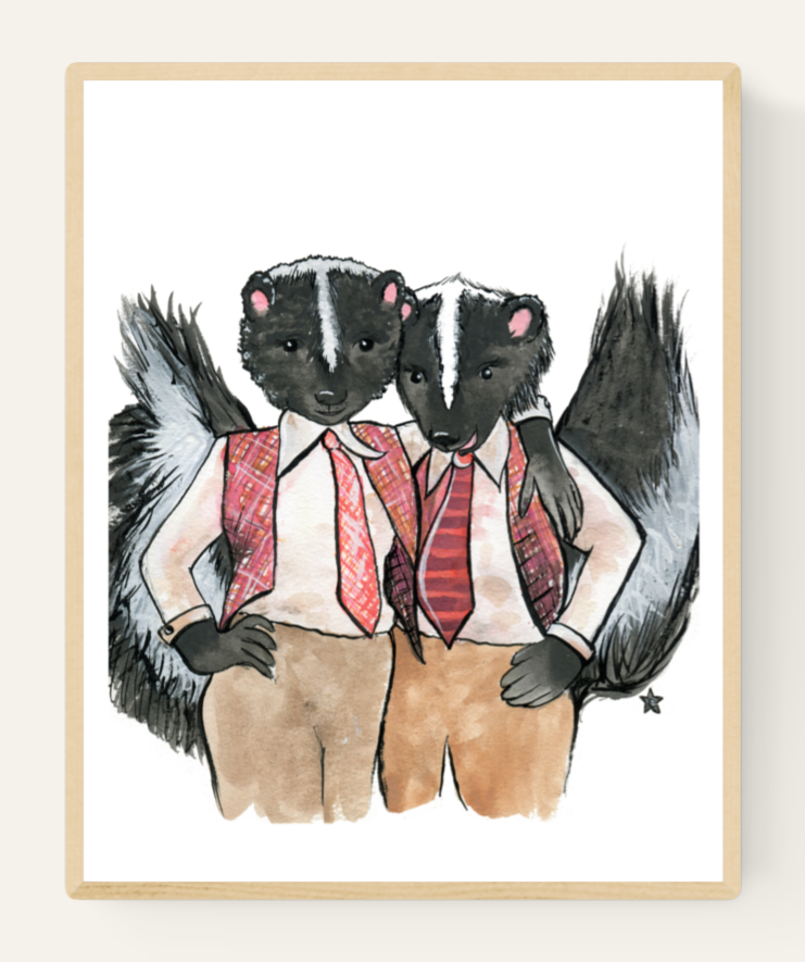 You're Stinkin cute - Note card