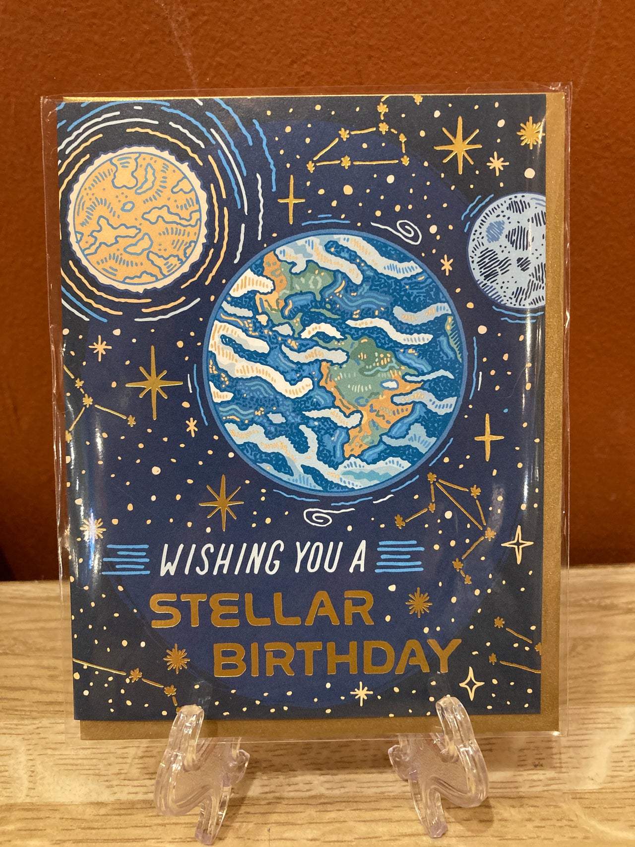Stellar Planet Birthday Card