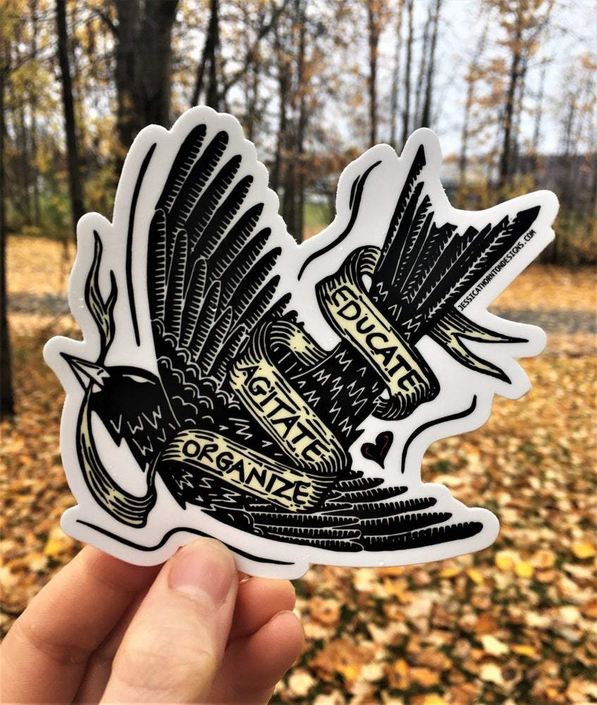 Educate, Agitate, Organize Sticker